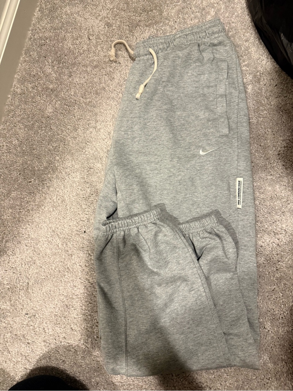 Nike mens Grey Fleece Joggers